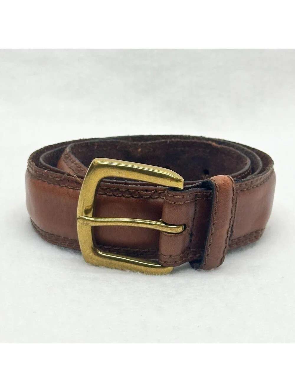 Brown Genuine Leather Top Grain Belt Men’s Size 36-38